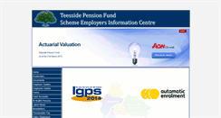 Desktop Screenshot of employers.teespen.org.uk